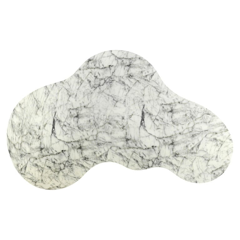 Richmond Interiors Rockyard Coffee Table – White Faux Marble