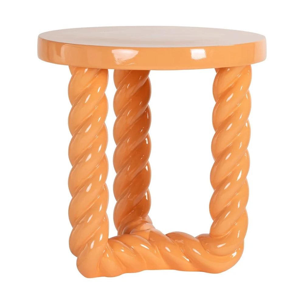 Richmond Interiors Rosly Side Table – Orange