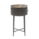 Richmond Interiors Russo Side Table – 1 Drawer