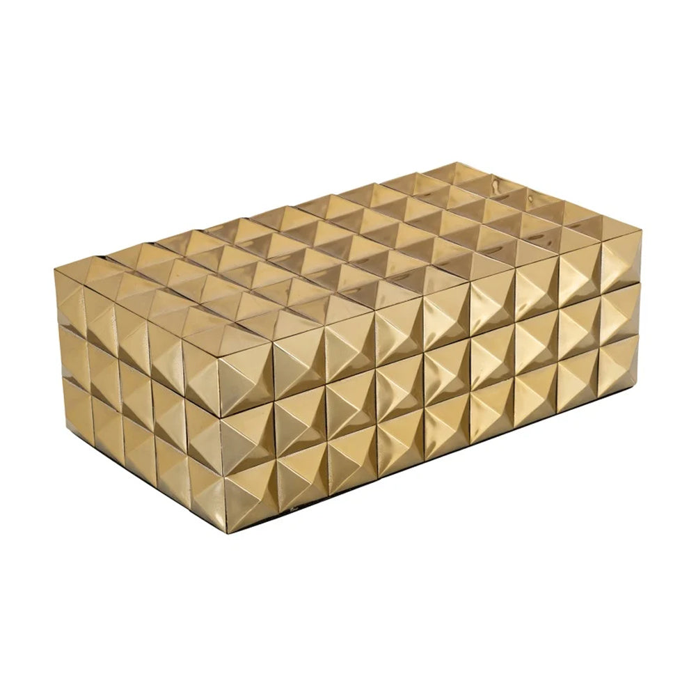 Richmond Interiors Rylee Storage Box – Gold