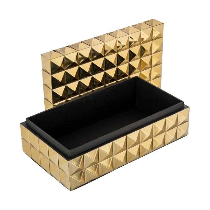 Richmond Interiors Rylee Storage Box – Gold
