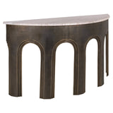 Richmond Interiors Sanchis Console Table – Antique Brass