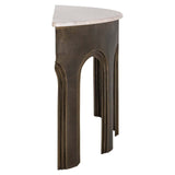 Richmond Interiors Sanchis Console Table – Antique Brass