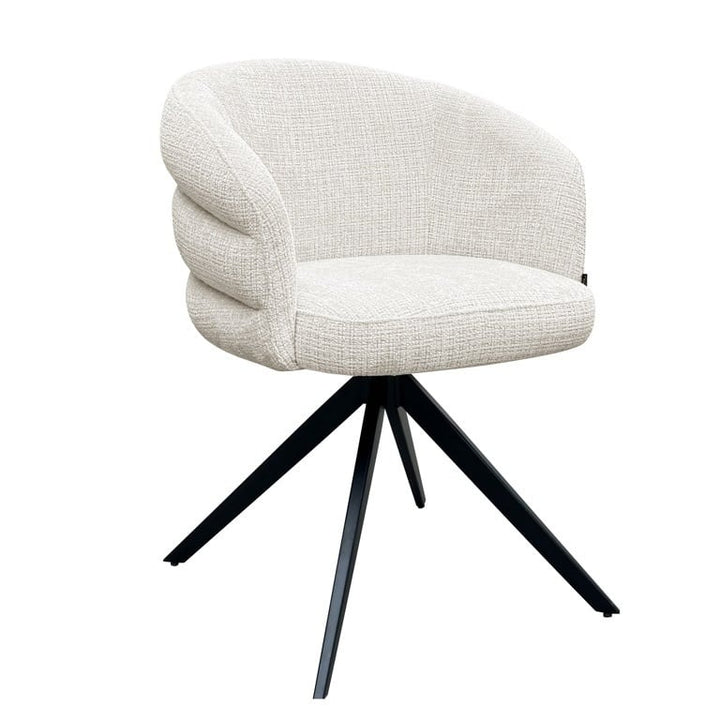 Richmond Interiors Serenity Swivel Chair – Beige Chenille