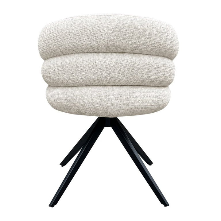 Richmond Interiors Serenity Swivel Chair – Beige Chenille