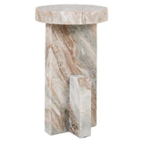 Richmond Interiors Sion End Table – Blush Beige