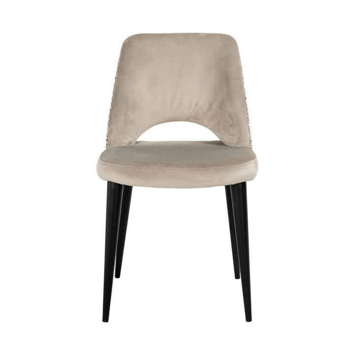 Richmond Interiors Tabitha Dining Chair in Trendy Nature and Quartz Khaki