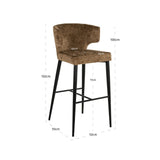 Richmond Interiors Taylor Bar Stool – Brandy Fusion