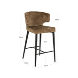 Richmond Interiors Taylor Counter Stool – Brandy Fusion