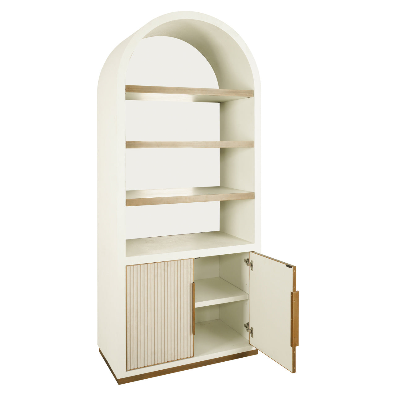 Richmond Interiors Tivoli Arched Display Cabinet – 2 Doors and 3 Shelves