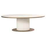 Richmond Interiors Tivoli Oval Dining Table - White - 230cm