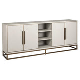 Richmond Interiors Whitebone Sideboard – 4 Doors