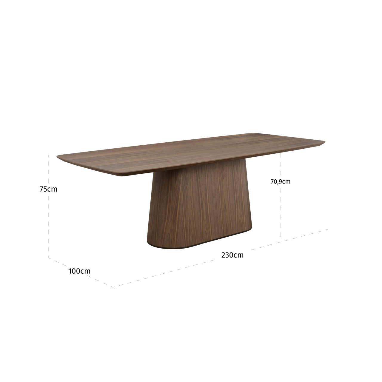 Richmond Interiors Windsor Dining Table – 230cm