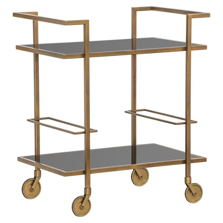 Richmond Interiors Xo Trolley – Brushed Gold