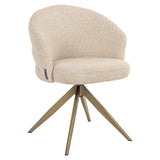 Richmond Interiors Zendaya Swivel Chair – Biscotti