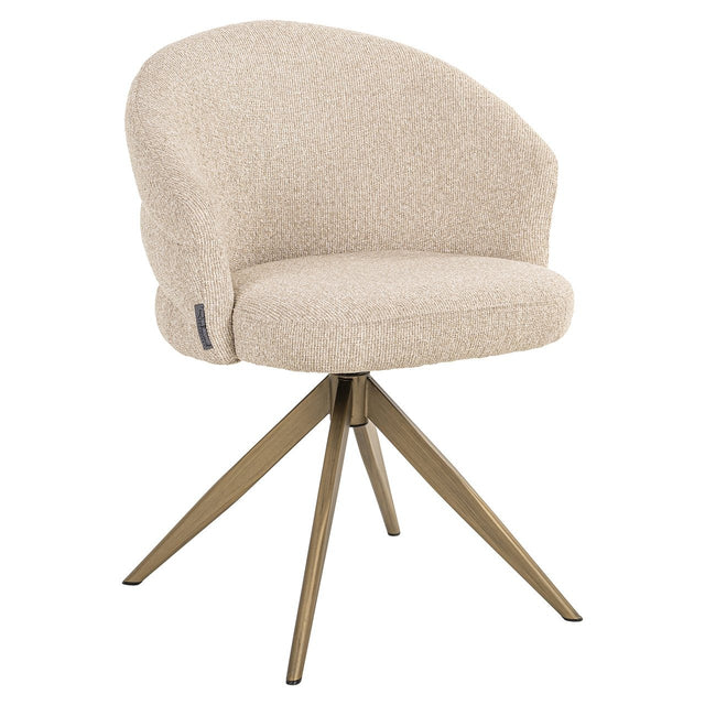 Richmond Interiors Zendaya Swivel Chair – Biscotti