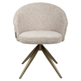Richmond Interiors Zendaya Swivel Chair – Cayenne Brown
