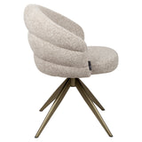 Richmond Interiors Zendaya Swivel Chair – Cayenne Brown