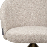 Richmond Interiors Zendaya Swivel Chair – Cayenne Brown