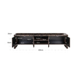 Richmond Interiors Almundi TV Cabinet - Chocolate Brown