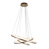 Richmond Interiors Amira Aluminium Hanging Lamp - Gold Finish