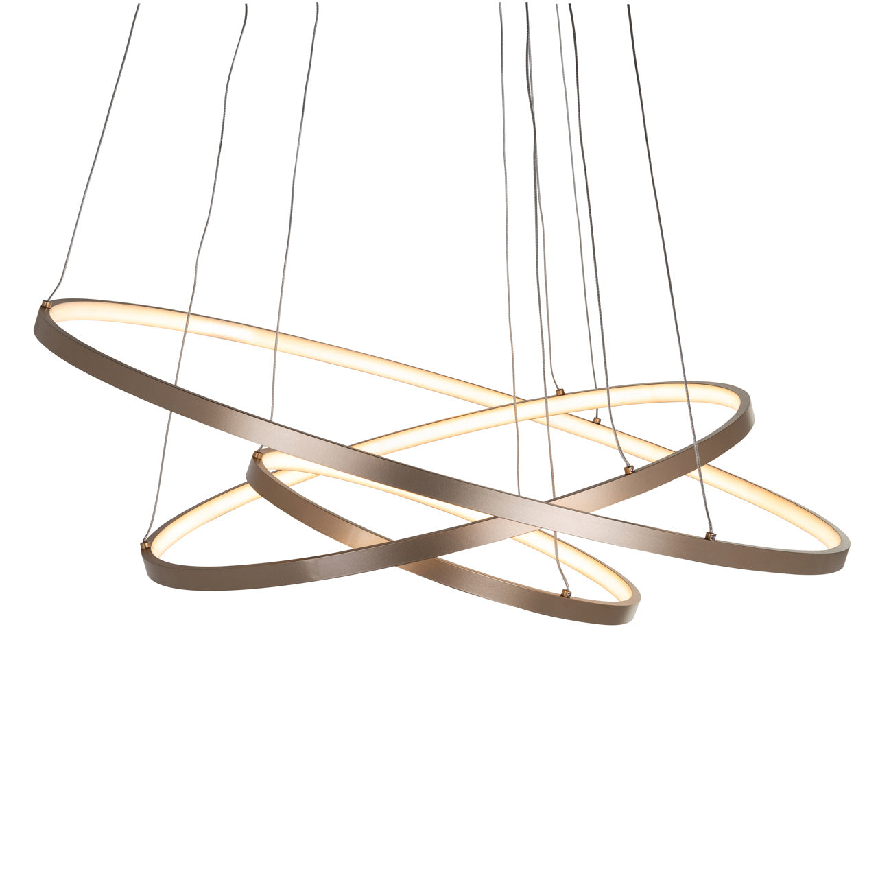 Richmond Interiors Amira Aluminium Hanging Lamp - Gold Finish