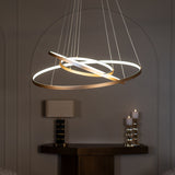 Richmond Interiors Amira Aluminium Hanging Lamp - Gold Finish