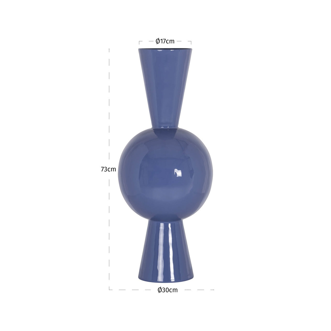 Richmond Interiors Arliss Vase – Very Peri – Small