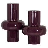 Richmond Interiors Ashlyn Vase – Burgundy – Large