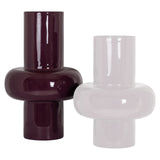 Richmond Interiors Ashlyn Vase – Burgundy – Large