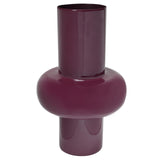 Richmond Interiors Ashlyn Vase – Burgundy – Large