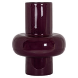 Richmond Interiors Ashlyn Vase – Burgundy – Small