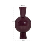 Richmond Interiors Avine Vase – Burgundy – Large