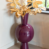 Richmond Interiors Avine Vase – Burgundy – Large