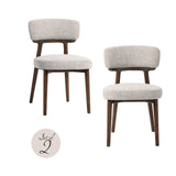 Richmond Interiors Basker Dining Chair – Natural Fancy – Set of 2