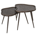 Richmond Interiors Bean Coffee Table – Set of 2 – Bronze