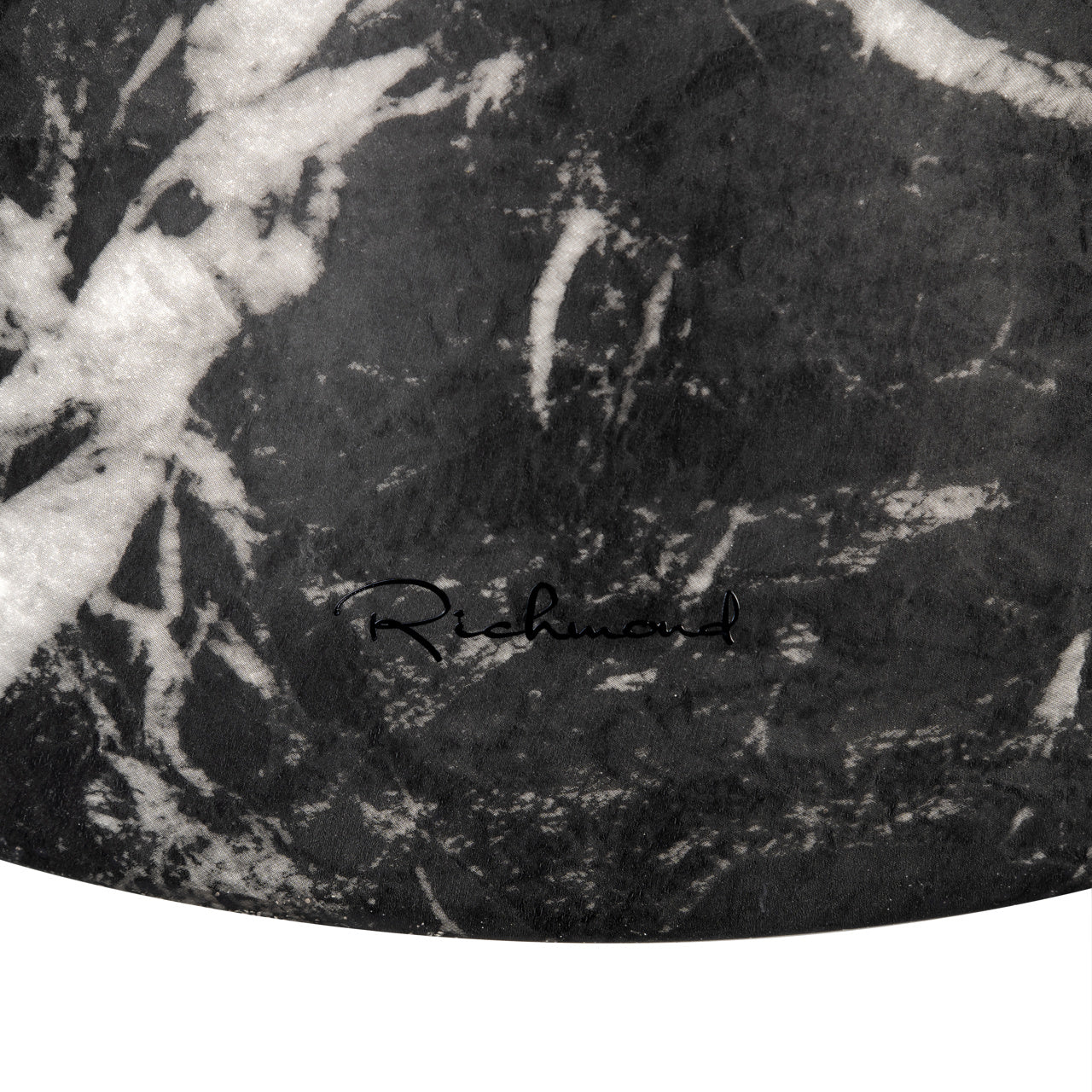 Richmond Interiors Bosco Side Table – Black Faux Marble