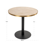 Richmond Interiors Brazza Round Bistro Table