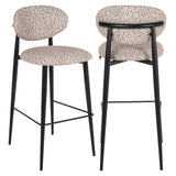 Richmond Interiors Dantes Bar Stool – Natural Geo