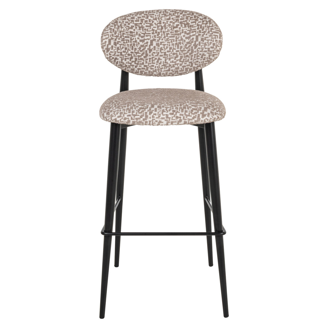 Richmond Interiors Dantes Bar Stool – Natural Geo
