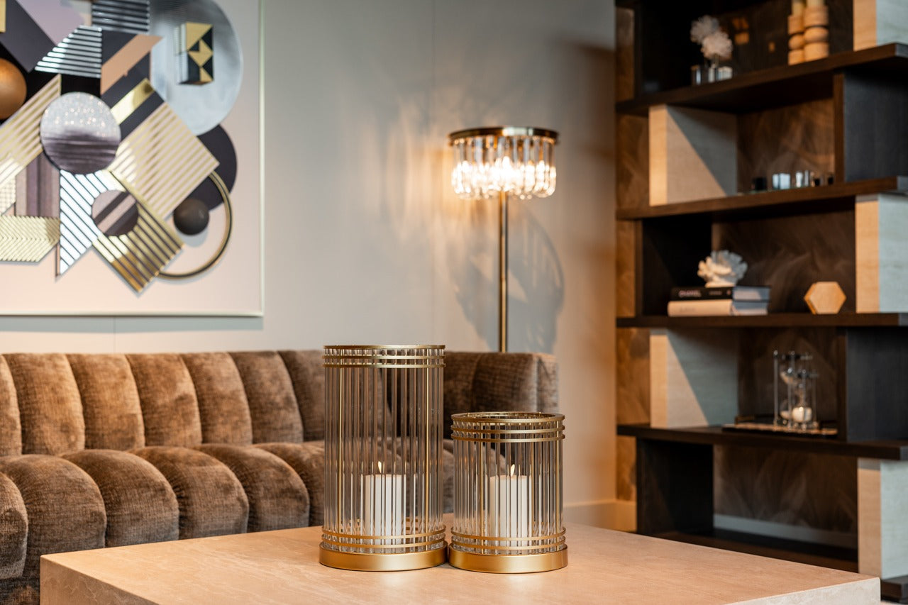 Richmond Interiors Dyara Hurricane Lamp – Large