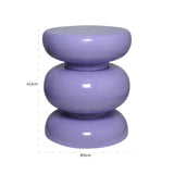 Richmond Interiors Jari Side Table – Purple