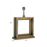 Richmond Interiors Kars Table Lamp – Bronze