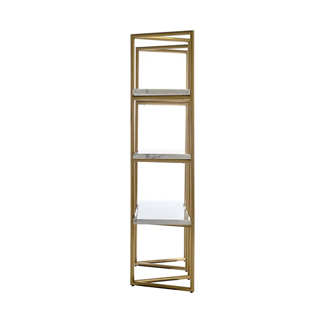 Richmond Interiors Lagrand Marble and Steel Display Unit