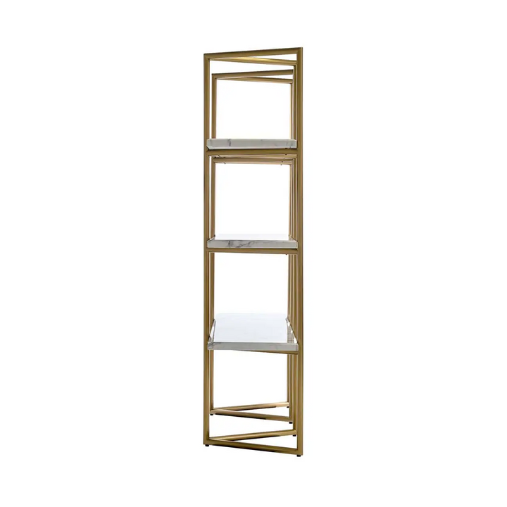 Richmond Interiors Lagrand Marble and Steel Display Unit