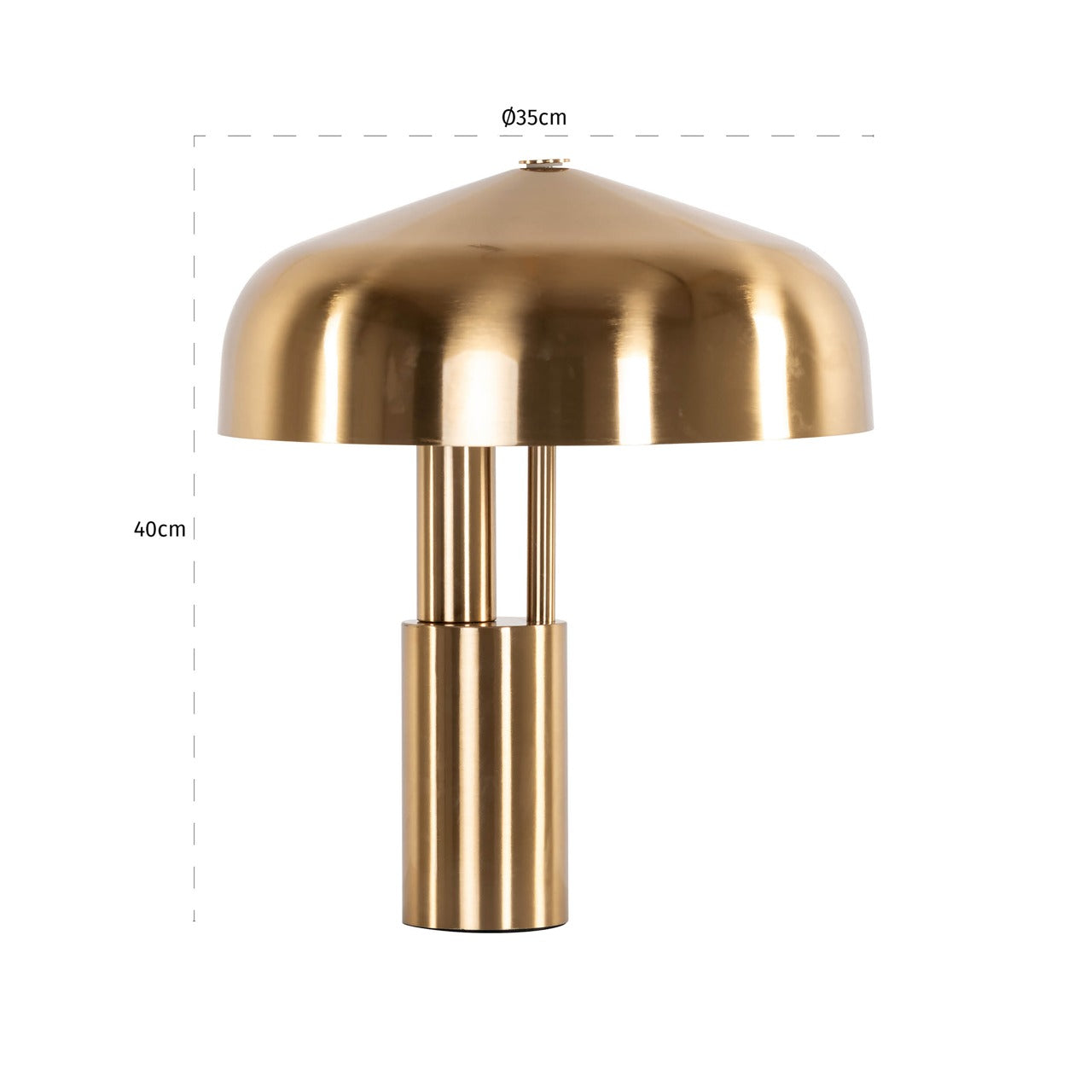 Richmond Interiors Linzy Table Lamp – Brass