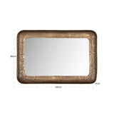 Richmond Interiors Loan Mirror - Antique Brass