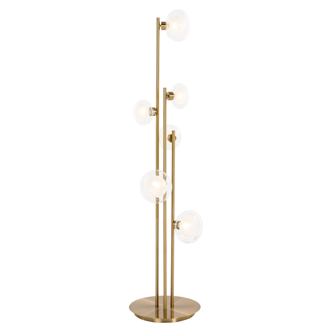Richmond Interiors Luva Floor Lamp – Brass