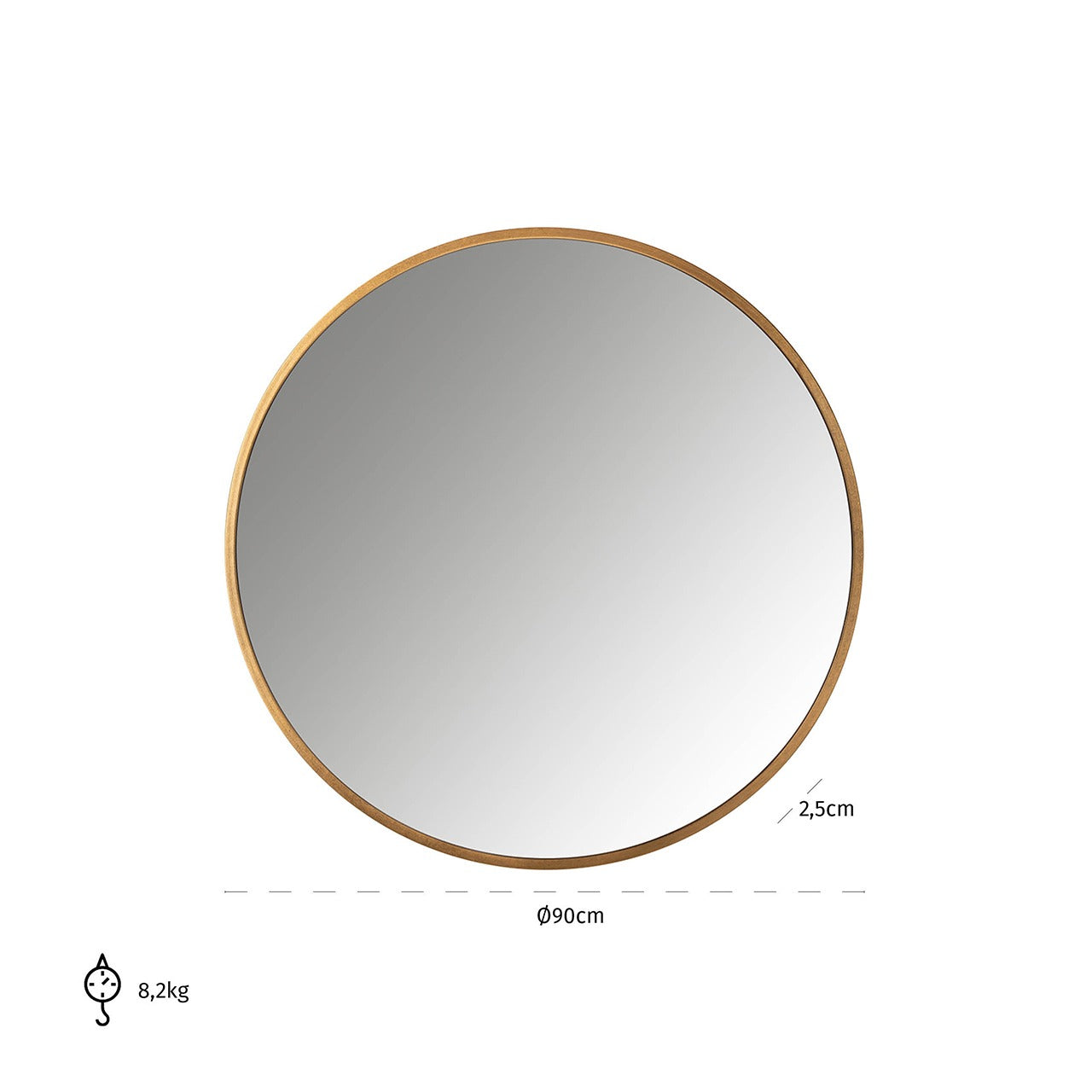 Richmond Interiors Maesa Mirror – 90cm