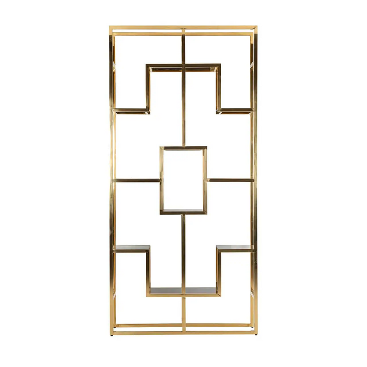 Richmond Interiors Magnus Steel and Glass Display Unit